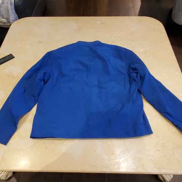 COLE HAAN WINDBREAKER ROYAL BLUE JACKET - Picture 4 of 11